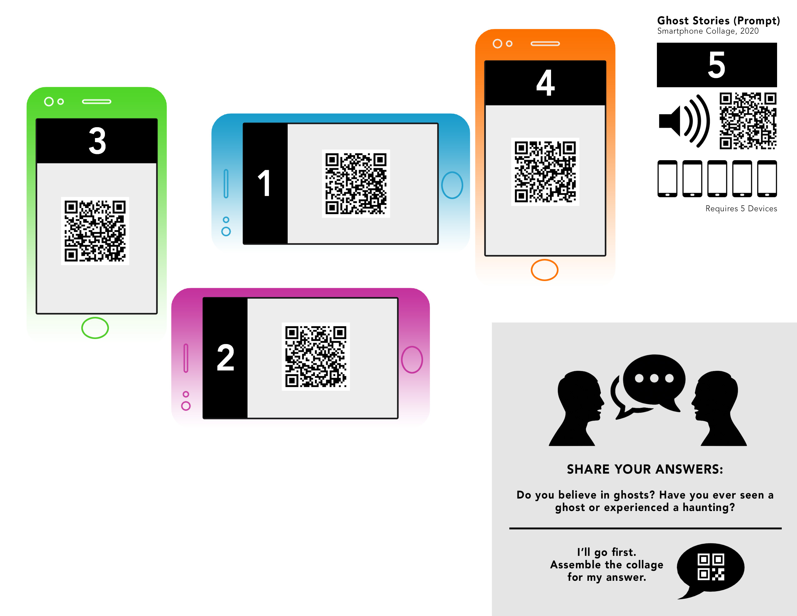 Ghost Stories - Smartphone Collage Instructions
